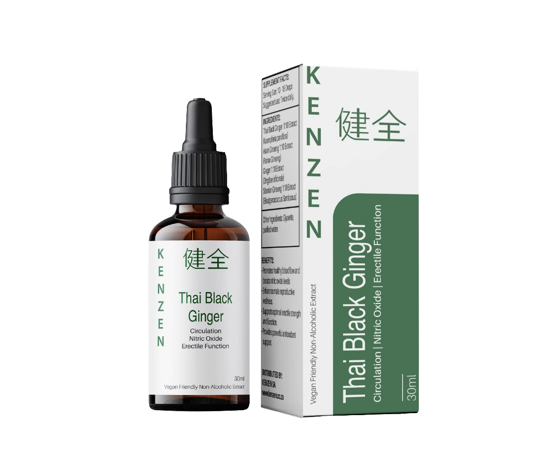 Kenzen Thai Black Ginger Extract - Circulation & Vitality Support