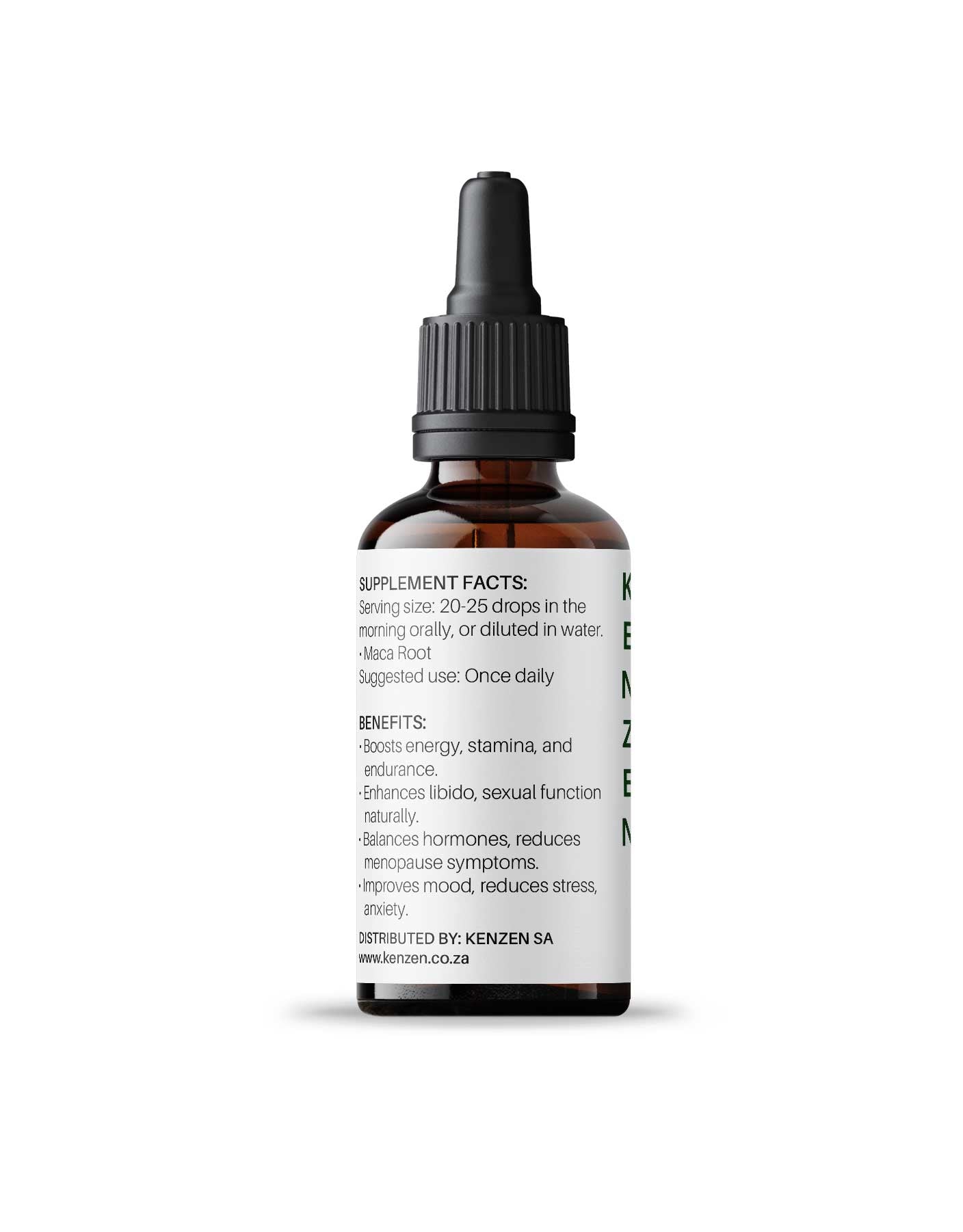 Kenzen Maca Root Extract - Energy & Hormonal Support