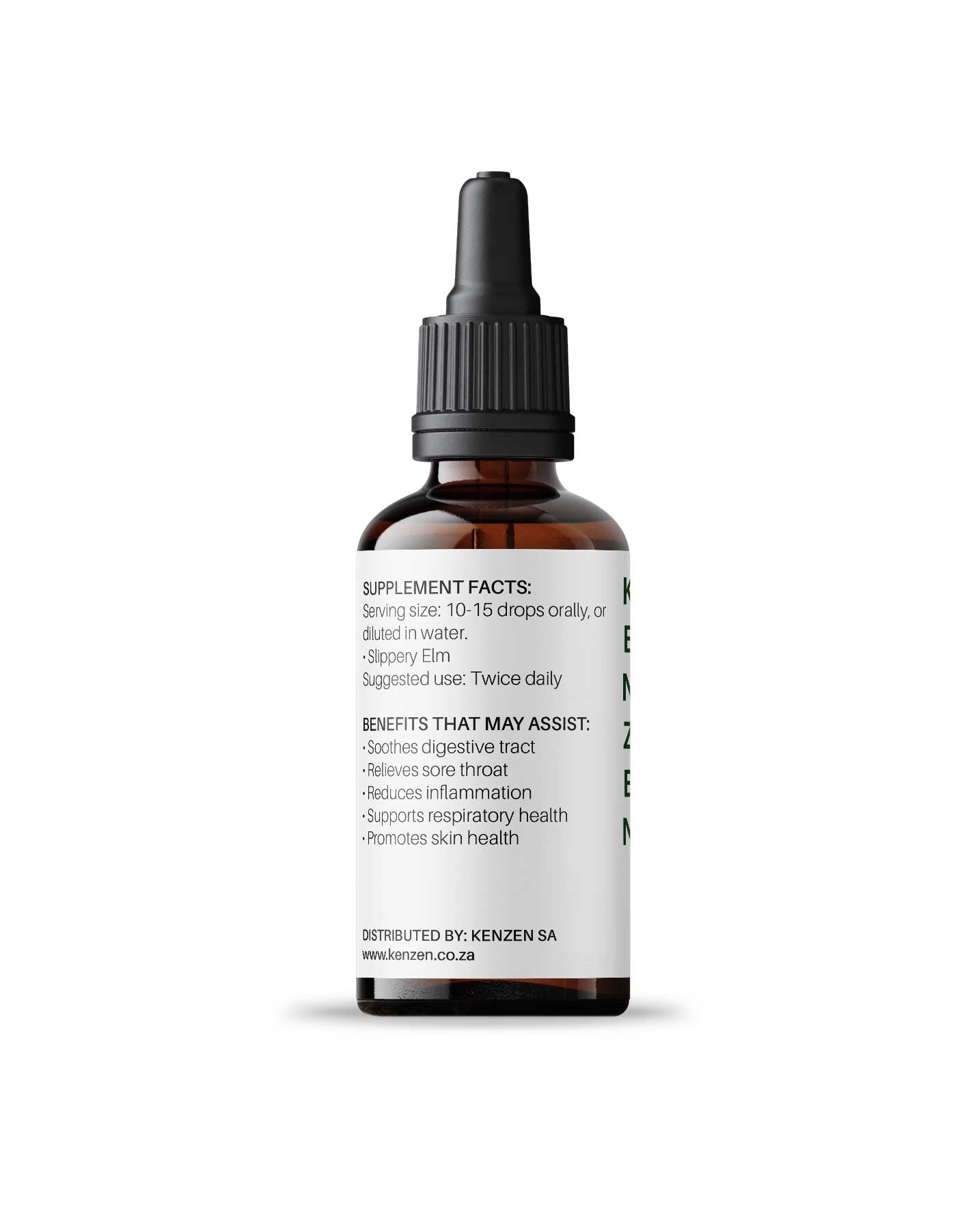 Kenzen Slippery Elm Extract - Gut & Digestive Support