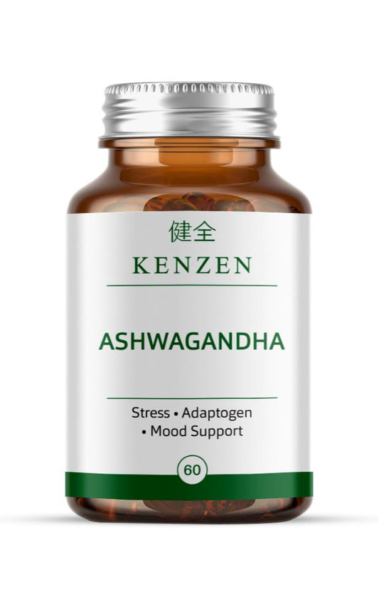 Kenzen Ashwagandha Capsules – Stress, Mood & Energy Support | 300mg