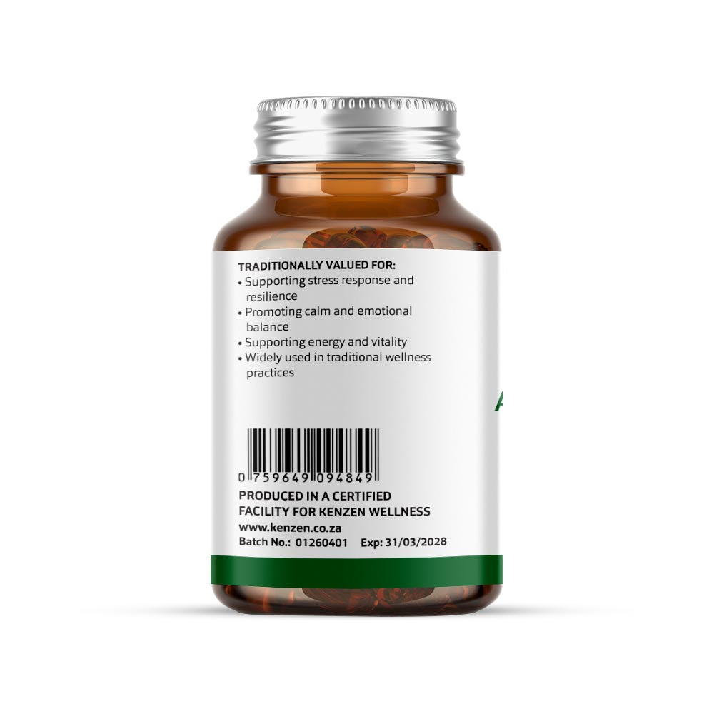 Kenzen Ashwagandha Capsules – Stress, Mood & Energy Support | 300mg