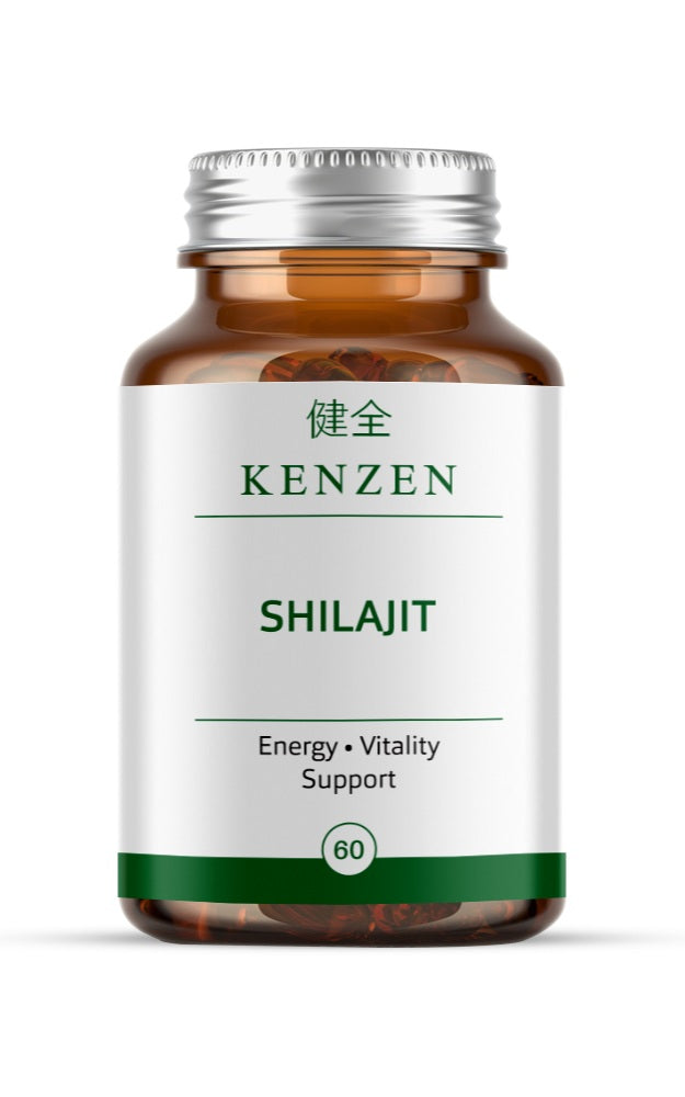 Kenzen Shilajit Capsules – Energy & Vitality Support | 20% Fulvic Acid | 60 Vegan Capsules