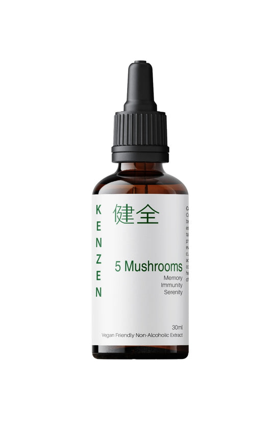 Kenzen Five Mushroom Complex Extract - Immune & Vitality Support